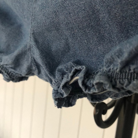 Toddler girls chambray top and shorts - Picture 6 of 6